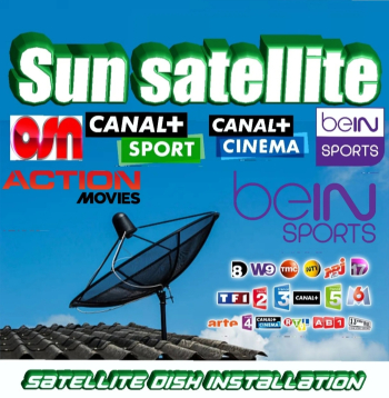 تركيب ستلايت تركيب جميع الاقمار الصناعية العالمية