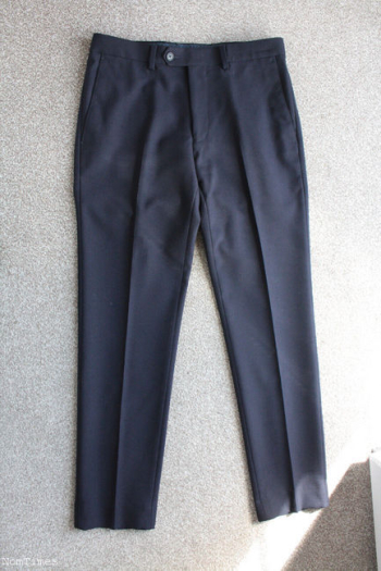 Men's Marks & Spencer Collection Navy Slim Fit Trousers Size 30in