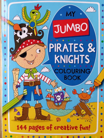 Pirates and Knights Colouring Book