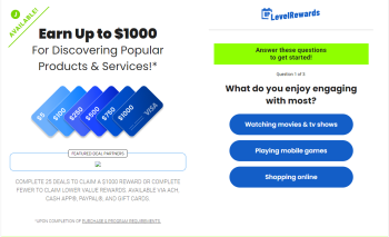 Rewarded Discovery - Earn up to $1000