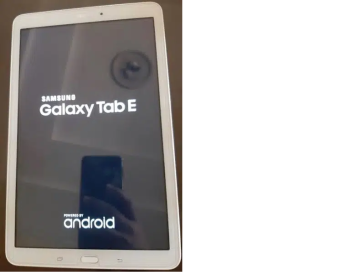 Samsung Galaxy Tab E 10” with box.
